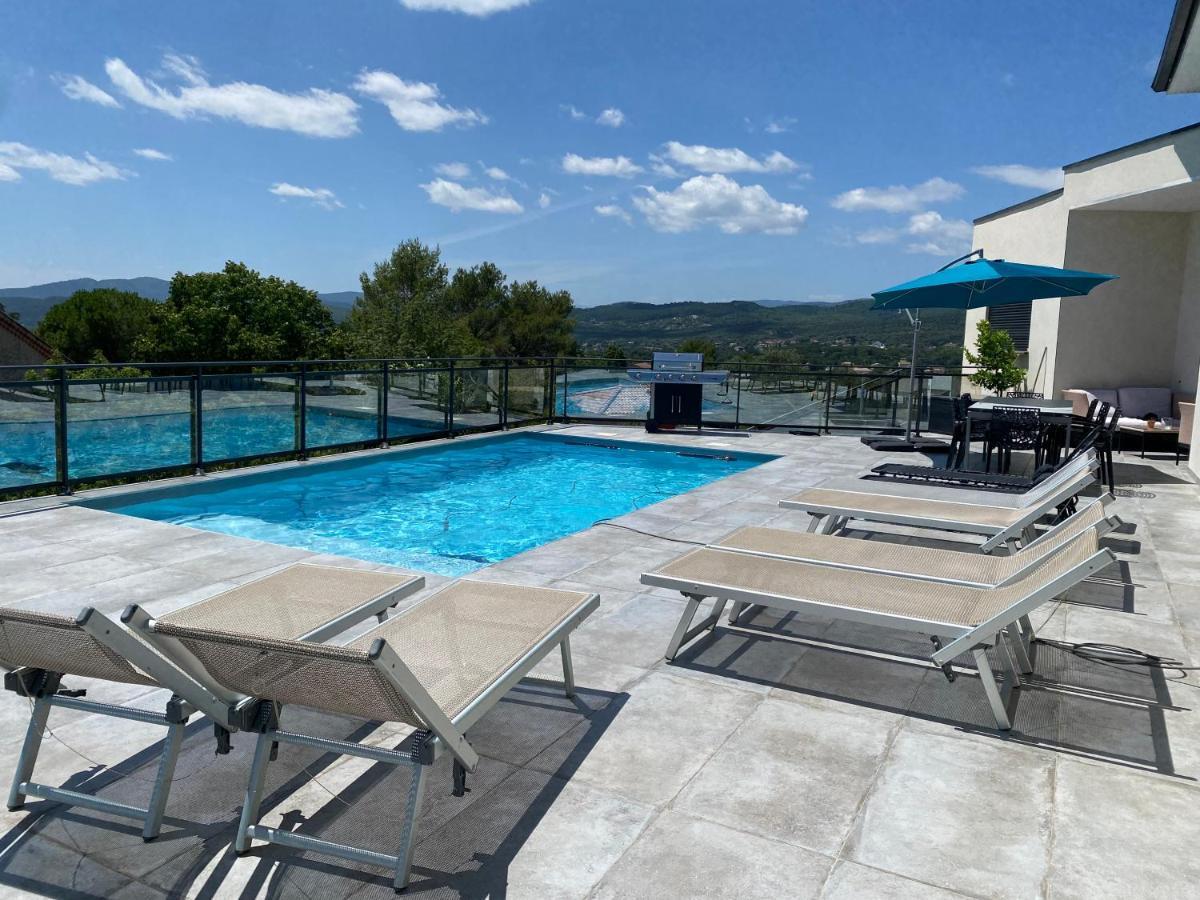 Villa Avec Vue Panoramique Sur Les Cevennes Saint Julien Les Rosiers المظهر الخارجي الصورة